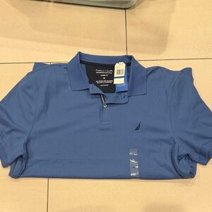 Nautica Men's Classic Blue Polo Shirt
